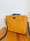 Kate Spade "Sam Floral Medley Wicker Medium Satchel"