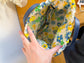 Kate Spade "Sam Floral Medley Wicker Medium Satchel"