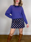 Wilfred Free Merino Wool Crewneck Sweater in Purple SOLD AS IS (Size M)