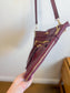 Poppy & Peonies "the Everday Crossbody Purse in Berry"