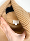 Song of Style "Olisa Oversized Turtleneck in Brown" (Size XS-L)