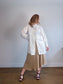 RINASCHIMENTO Long Ruffled Blouse in White (Size L)