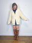 Smash & Tess Fuzzy Neutral Cardigan (Size 2XL)