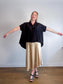Vanis Long Short Sleeve Blouse in Black (Size L)