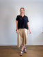 Banana Republic Cotton Poplin Popover Tunic in Black (Size S/M)