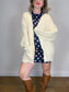 Smash & Tess Fuzzy Neutral Cardigan (Size 2XL)