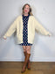 Smash & Tess Fuzzy Neutral Cardigan (Size 2XL)
