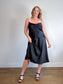 InWear Satin "ZilkyIW Midi Skirt" in Black (Size 10)