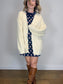 Smash & Tess Fuzzy Neutral Cardigan (Size 2XL)