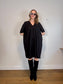 ALI GOLDEN Sustainable "Full Dress with Pockets in Black" (Size XS-M)