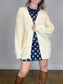 Smash & Tess Fuzzy Neutral Cardigan (Size 2XL)