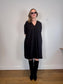 ALI GOLDEN Sustainable "Full Dress with Pockets in Black" (Size XS-M)
