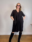 ALI GOLDEN Sustainable "Full Dress with Pockets in Black" (Size XS-M)