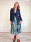 Marissa Webb Designer Wool Tweed Blazer in Navy (Size M)