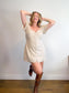 Abercrombie & Fitch Linen Mini Dress in Oatmeal (Size XL)