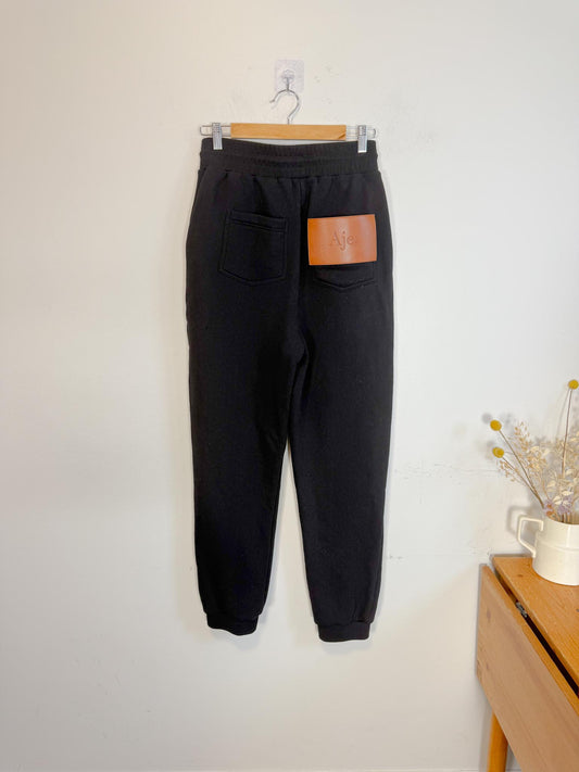 AJE "Flores Trackpant in Black" (Size S)