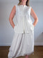 Weekend MaxMara Sleeveless Embroidered Linen Top in White (Size L)