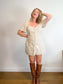 Abercrombie & Fitch Linen Mini Dress in Oatmeal (Size XL)
