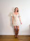 Abercrombie & Fitch Linen Mini Dress in Oatmeal (Size XL)