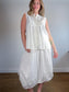 Weekend MaxMara Sleeveless Embroidered Linen Top in White (Size L)