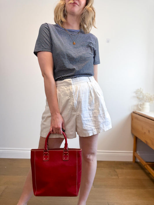 A.P.C Paris Striped T-Shirt in Navy (Size M)