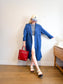 Vintage Sears Trench Coat in Blue (Size L)