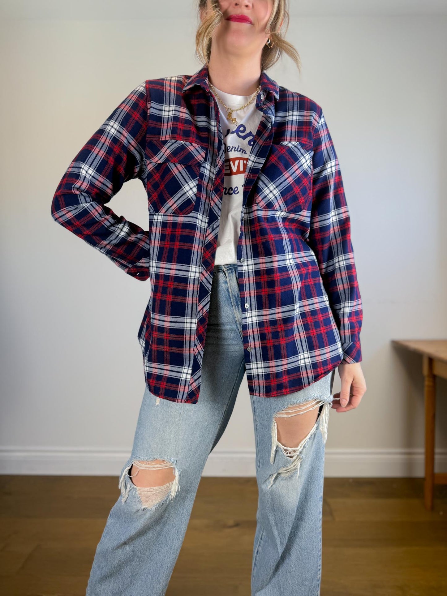 Simons Plaid Shirt (Size XL)