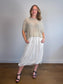 Free People "Picture Perfect Parachute Skirt in White" NWT (Size S-L)