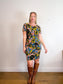 Weekend MaxMara "Caneva Knit Belted Dress in Floral" (Size M/L)