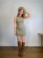 FLORE FLORE Sustainable "Esmé Dress in Mushroom" (Size M/L)