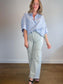 Banana Republic "High Rise Wide Leg Jeans in Light Wash" SOLD AS IS (Size 30)