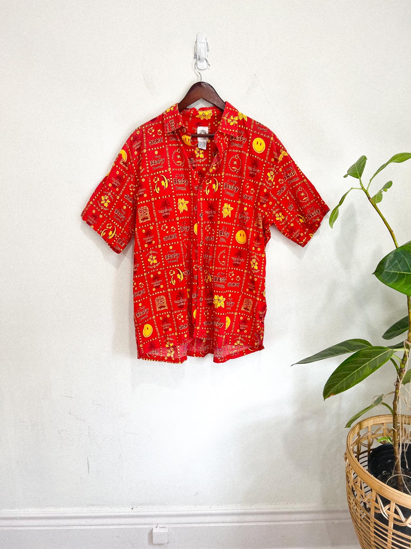 Vintage 90s "A Very Brady Sequel" Hawaiian Shirt (Size XL)