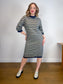 MSCH Copenhagen "Wagna 3/4 Striped Wool Dress" (Size L/XL)