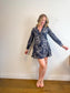 InWear "Esilya Dress in Navy Print" (Size M)