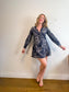 InWear "Esilya Dress in Navy Print" (Size M)