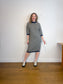 MSCH Copenhagen "Wagna 3/4 Striped Wool Dress" (Size L/XL)