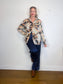 Free People Floral Blouse (Size L)