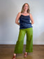 Banana Republic "Wide Leg Linen Blend Pants with Belt" (Size 12)