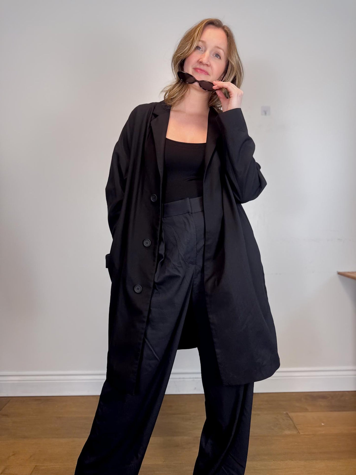 Lululemon "Pleat Front High Rise Trousers in Black" NWT (Size 14)