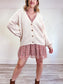 Sezane "Mia Cardigan in Natural" (Size M/L)