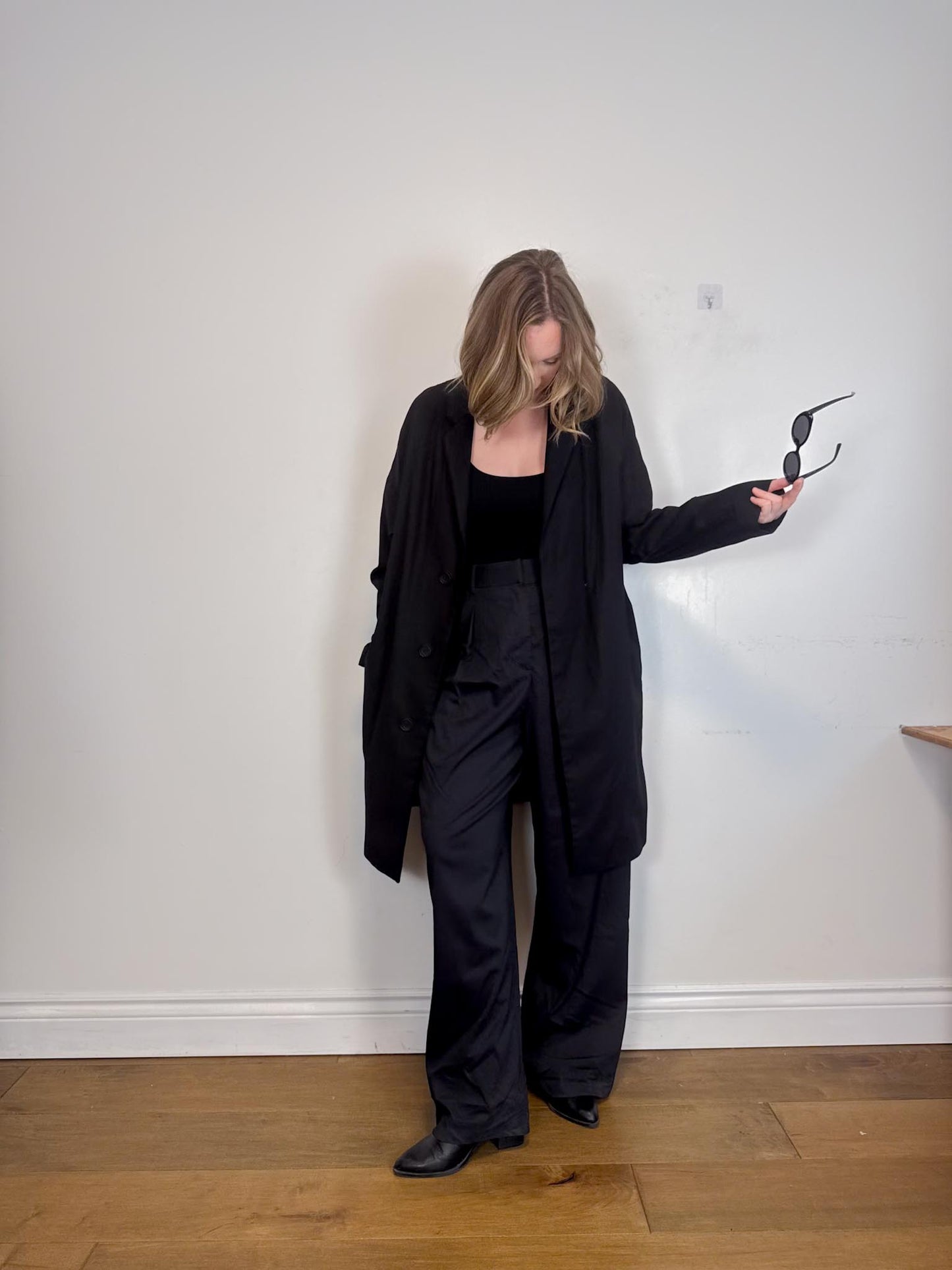 Lululemon "Pleat Front High Rise Trousers in Black" NWT (Size 14)