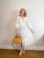 Velvet by Graham & Spencer White Eyelet Maxi Dress (Size M)