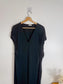 Toteme Designer "V-Neck Soller Dress in Black" (Size M/L)