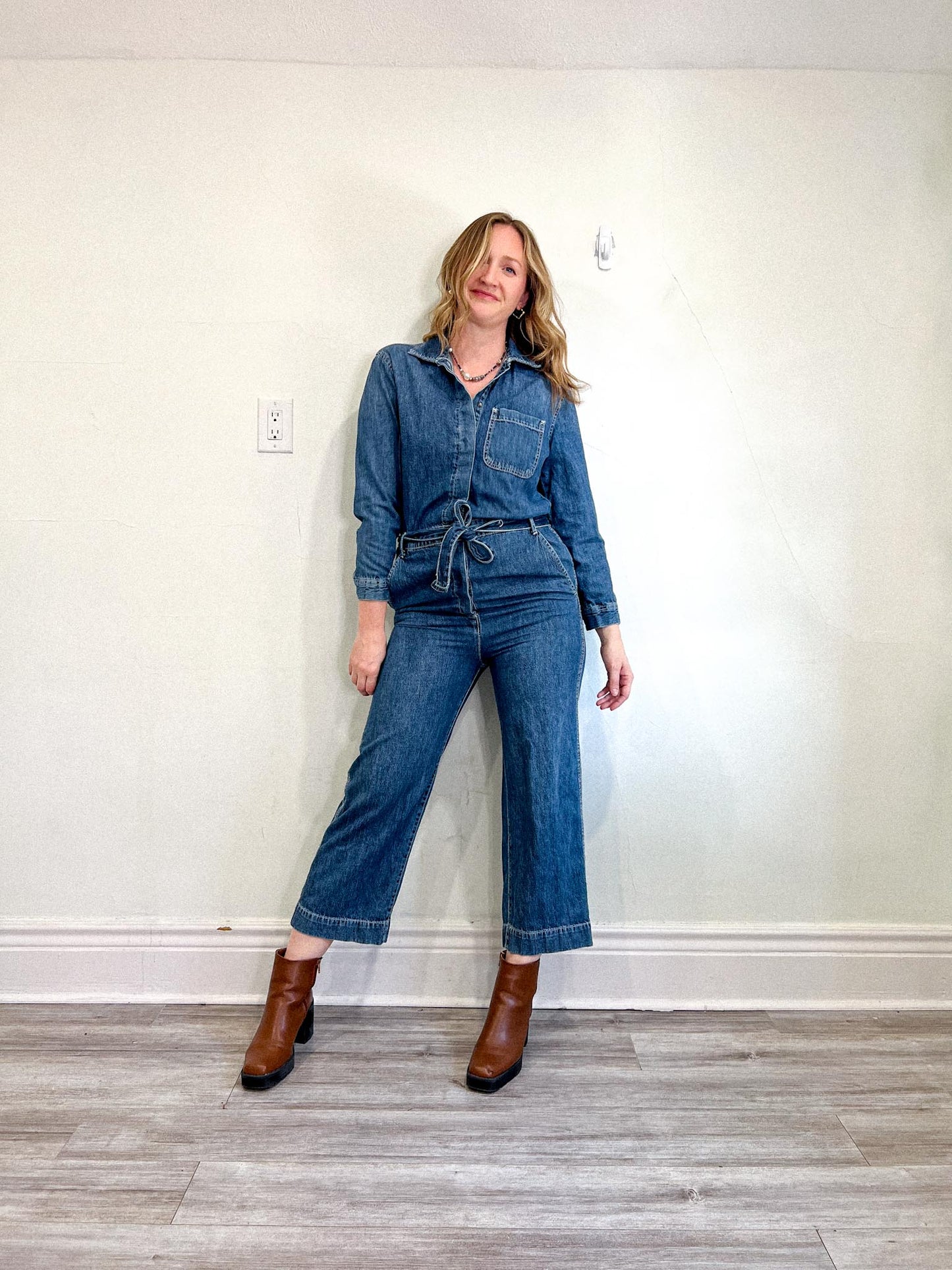 Gap Denim Utility Jumpsuit (Size S/M)