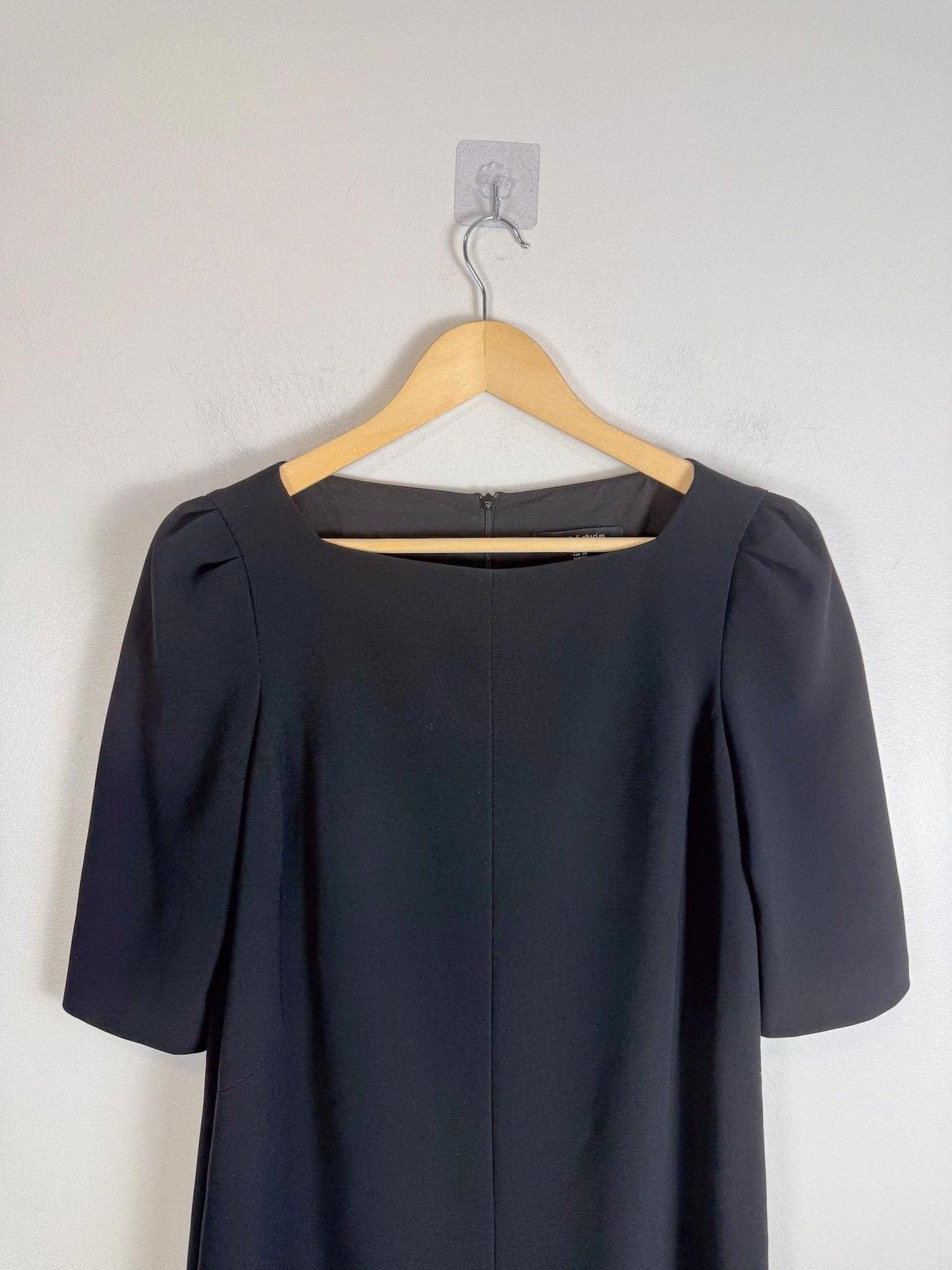 Judith & Charles Mini Dress in Black (Size M)