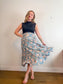 Listicle Floral Midi Skirt (Size M)