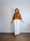 Banana Republic High Rise Wide Leg Linen Pants in White (Size 8)