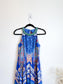 RANNA GILL Embroidered Halter Midi Dress (Size S)