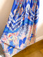 RANNA GILL Embroidered Halter Midi Dress (Size S)