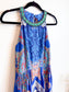 RANNA GILL Embroidered Halter Midi Dress (Size S)